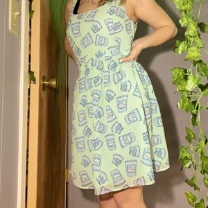 super cute teal dress